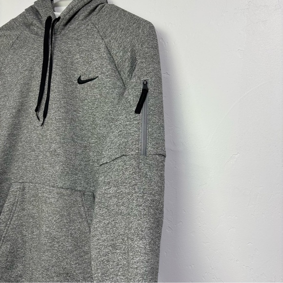Nike Men's Therma-Fit Hoodie Sweatshirt Small Gray Athletic Athleisure Gym - Picture 2 of 10